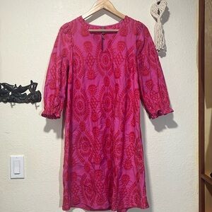 CULTURE pink and red summer dress